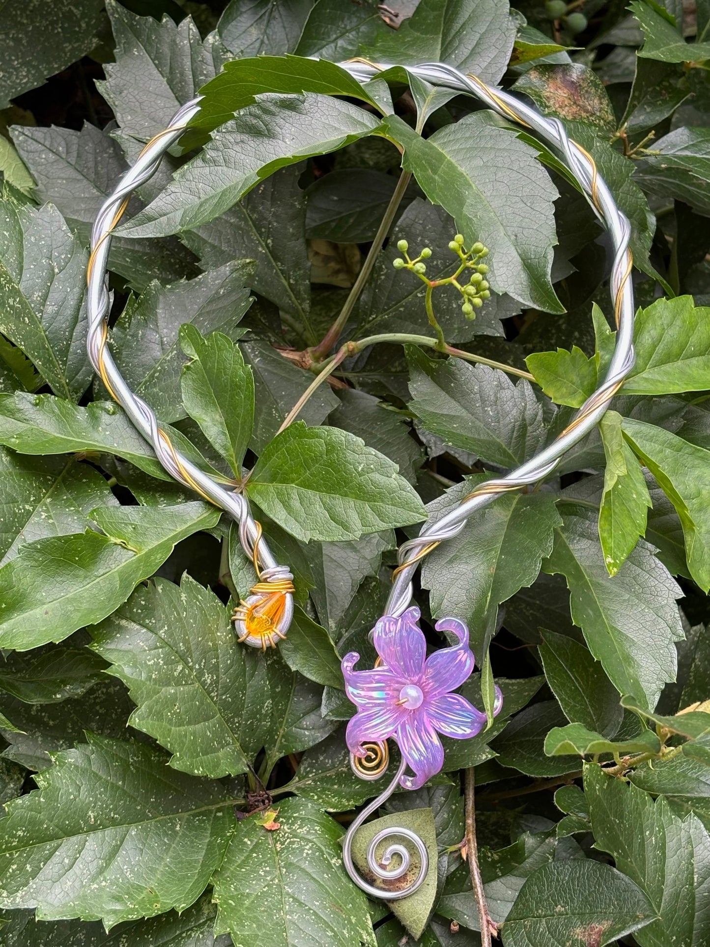 sundrop flower fairy choker