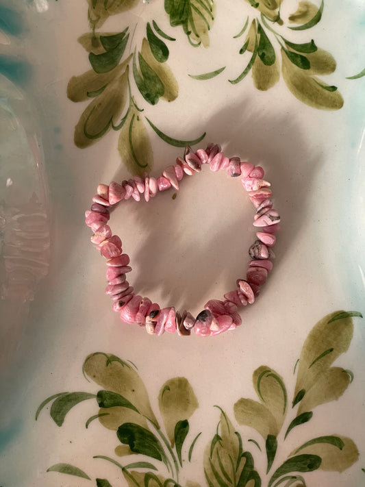 rhodochrosite bracelet