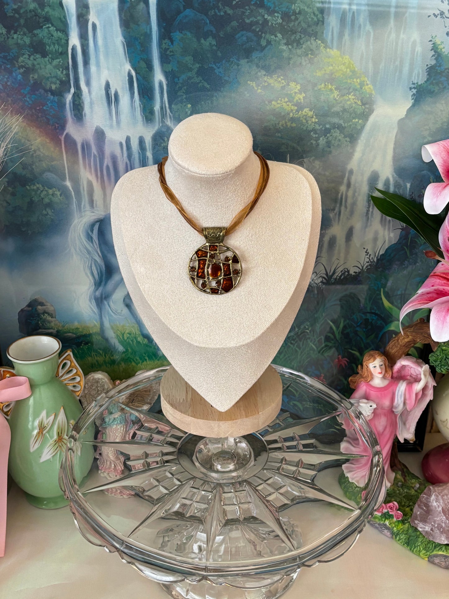 boho pendant necklace