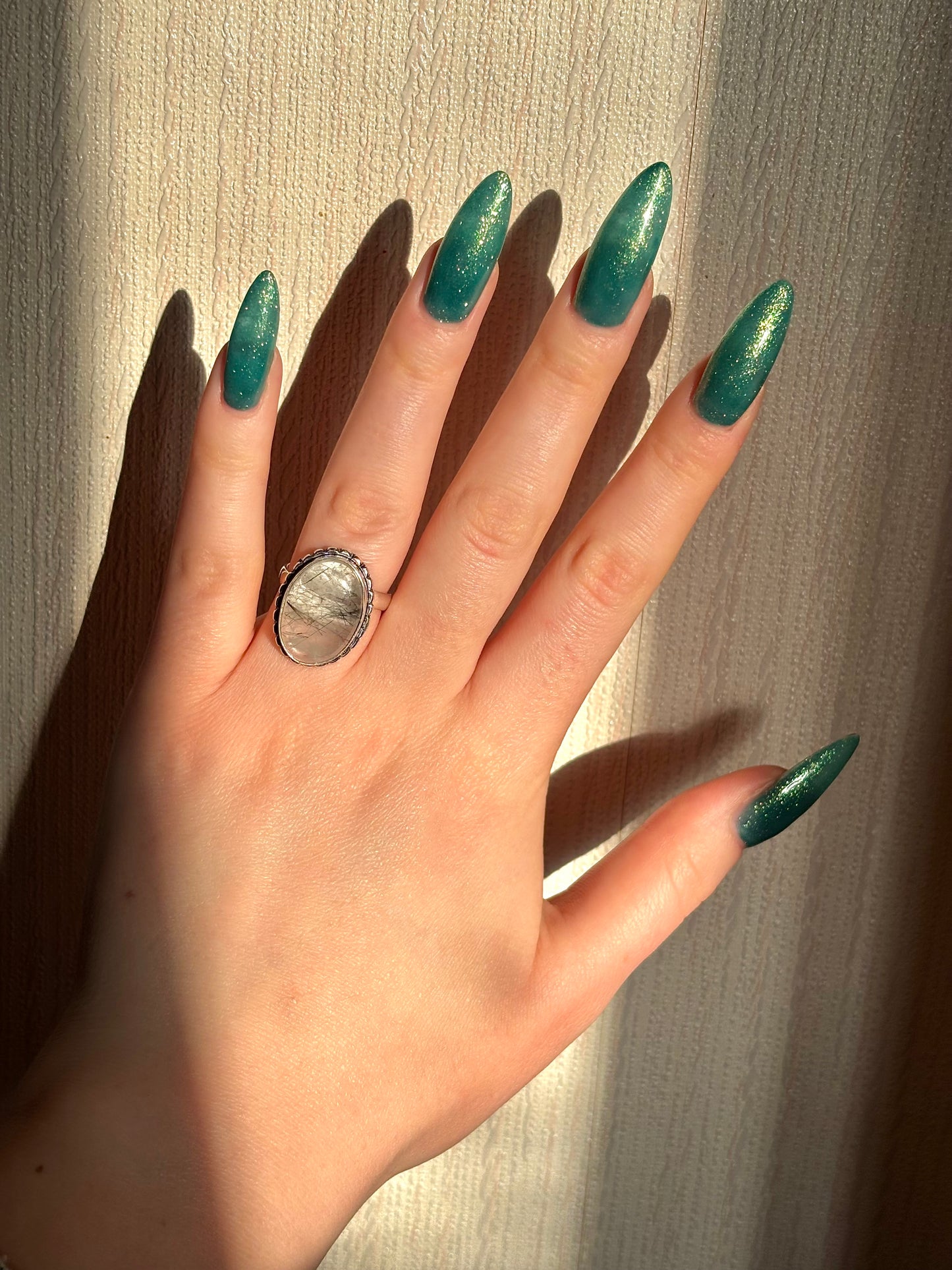 925 sterling silver gemstone ring (pick your own)