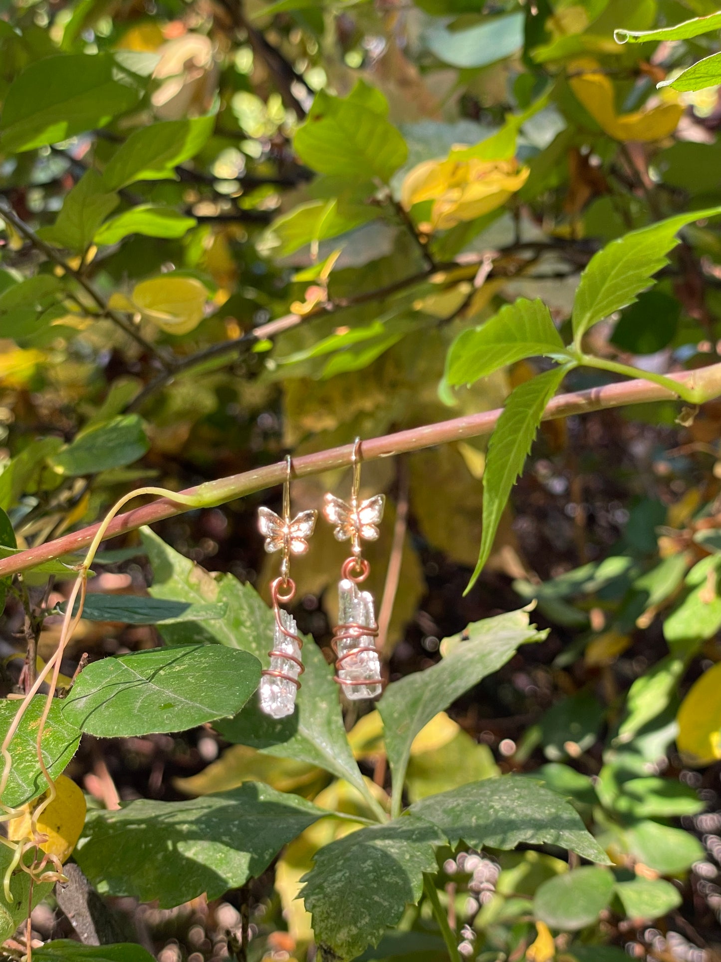 hiddenite earrings