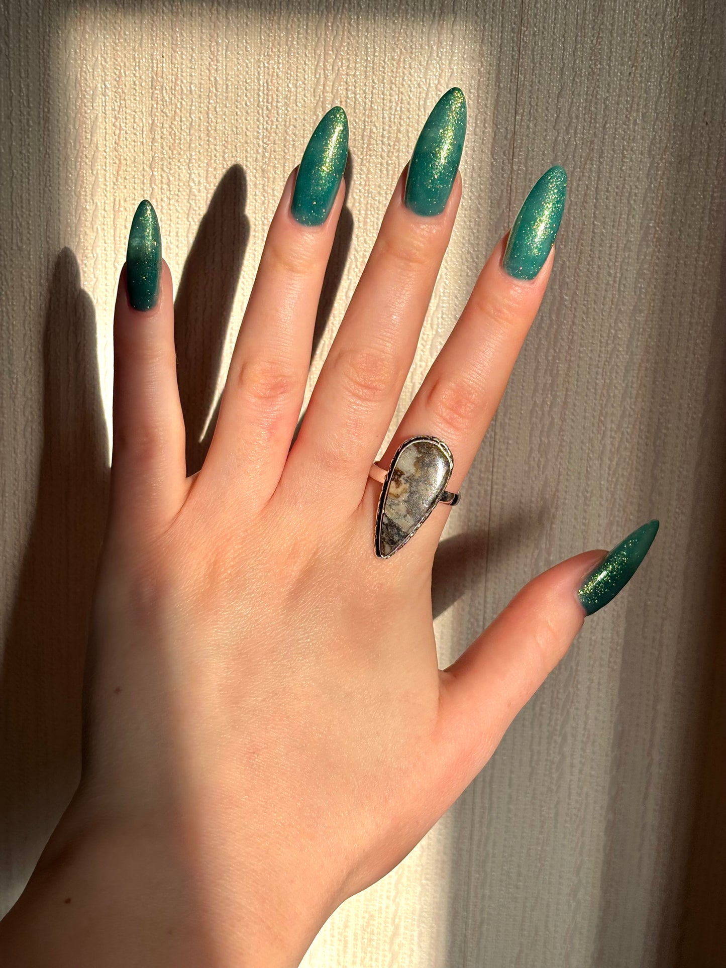 925 sterling silver gemstone ring (pick your own)