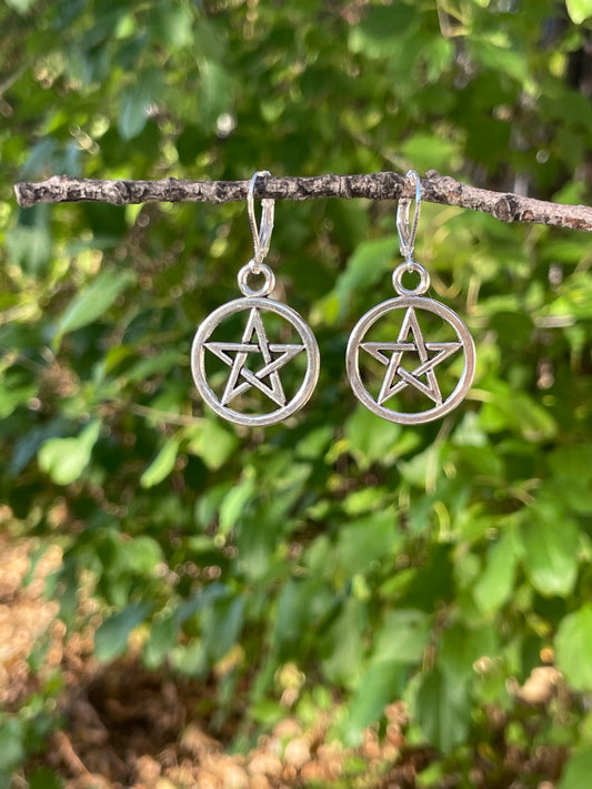 pentacle earrings