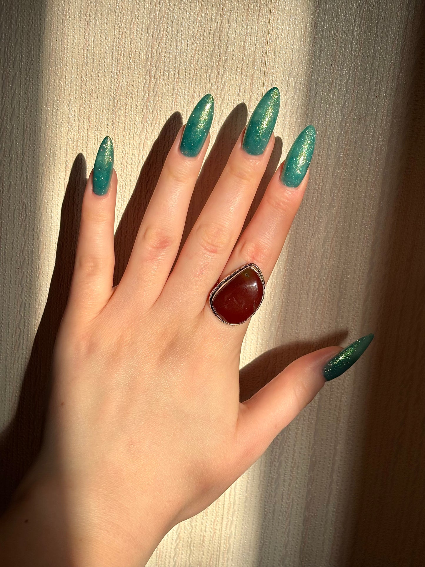 925 sterling silver gemstone ring (pick your own)