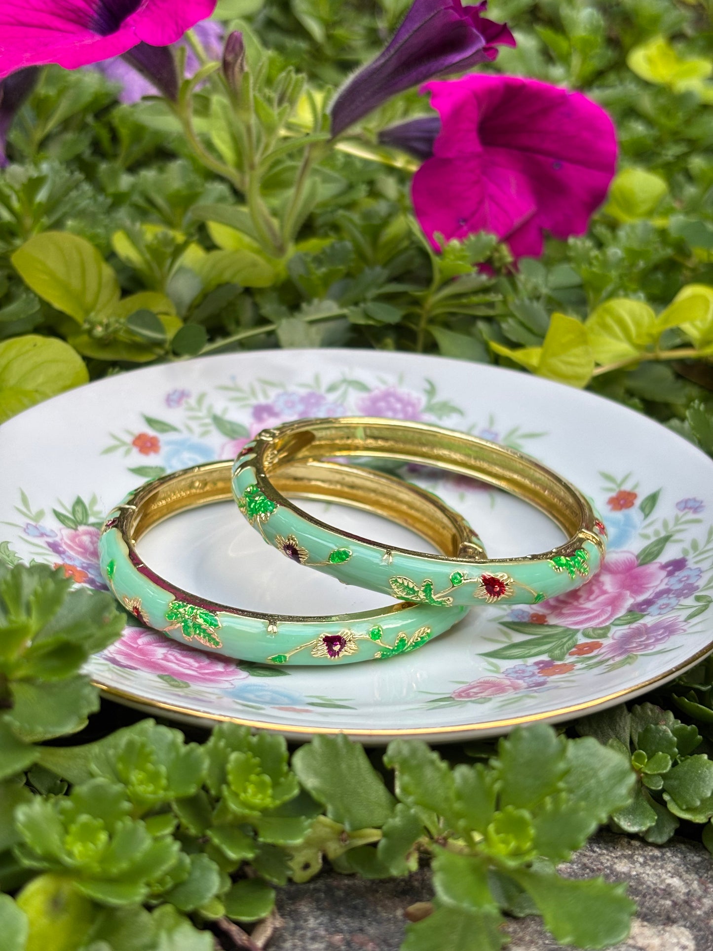 cloisonné bangle