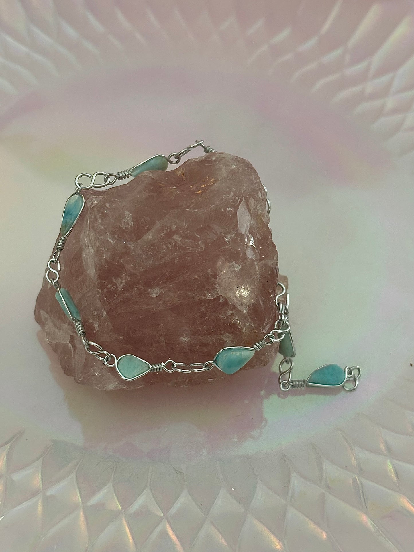 925 larimar bracelet