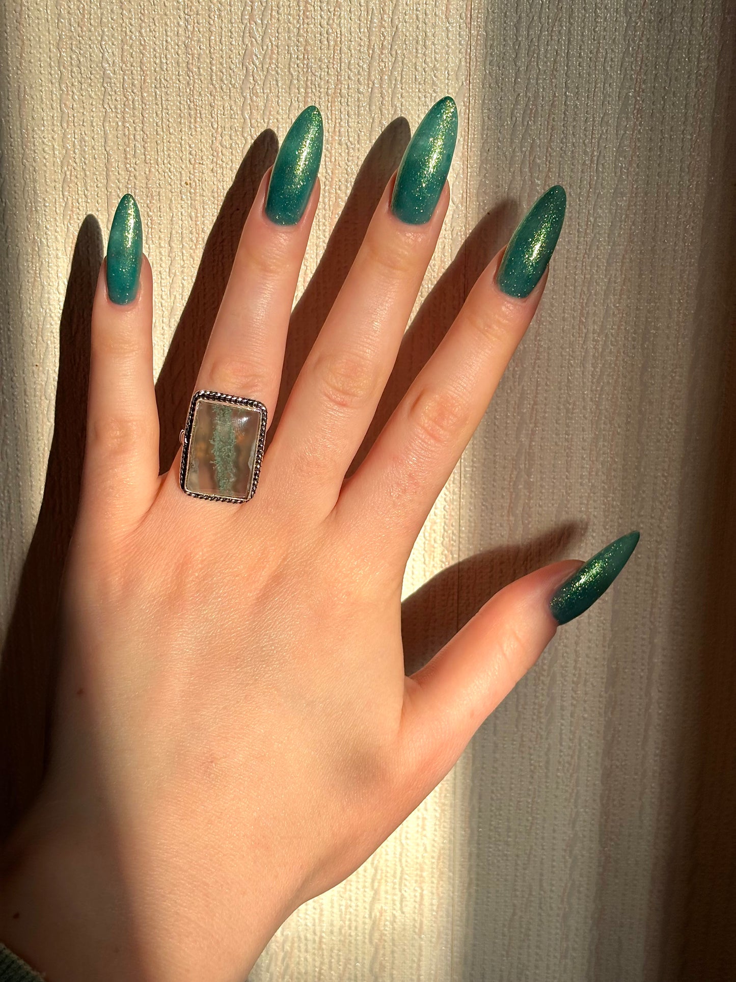 925 sterling silver gemstone ring (pick your own)