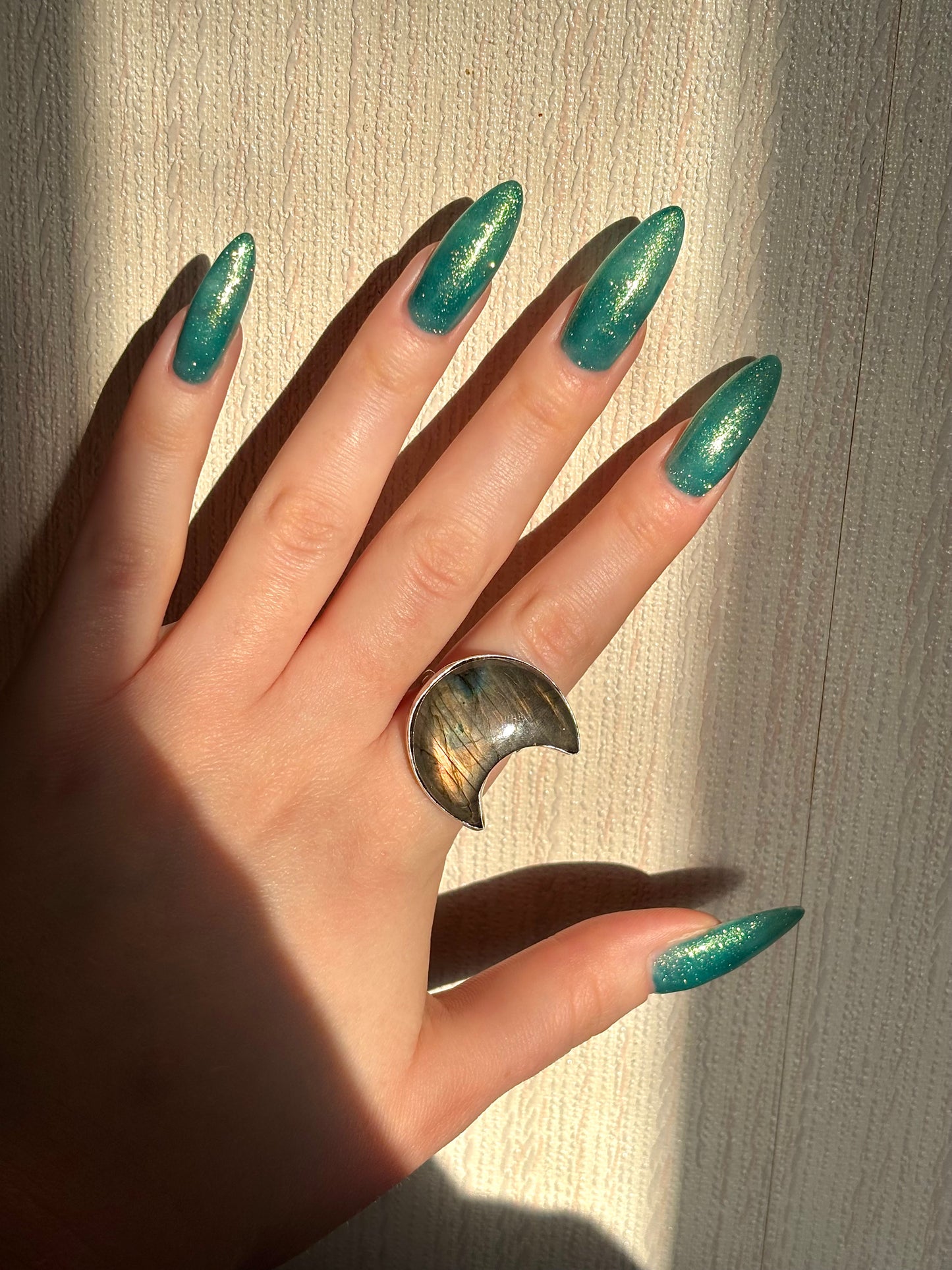 925 sterling silver gemstone ring (pick your own)