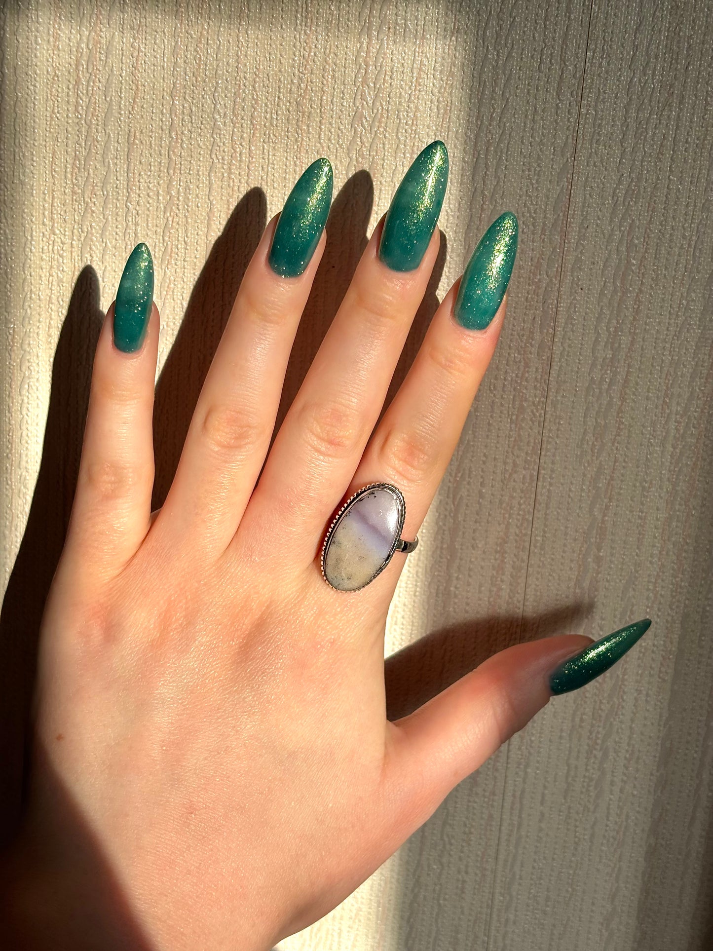 925 sterling silver gemstone ring (pick your own)