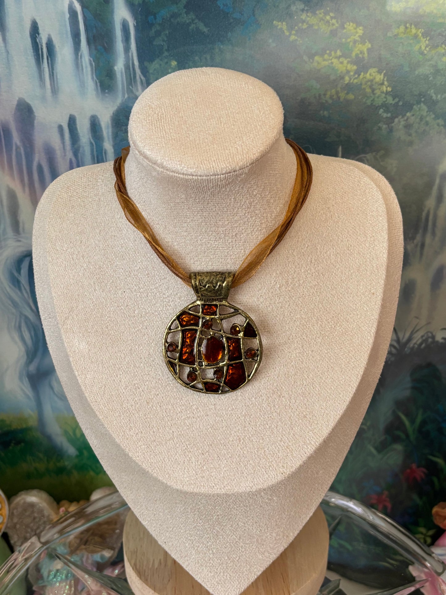 boho pendant necklace