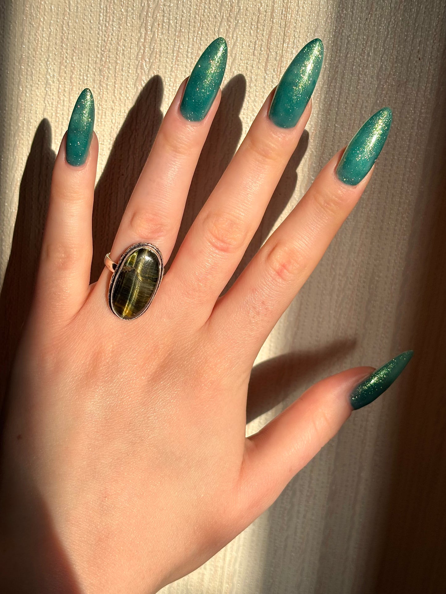 925 sterling silver gemstone ring (pick your own)