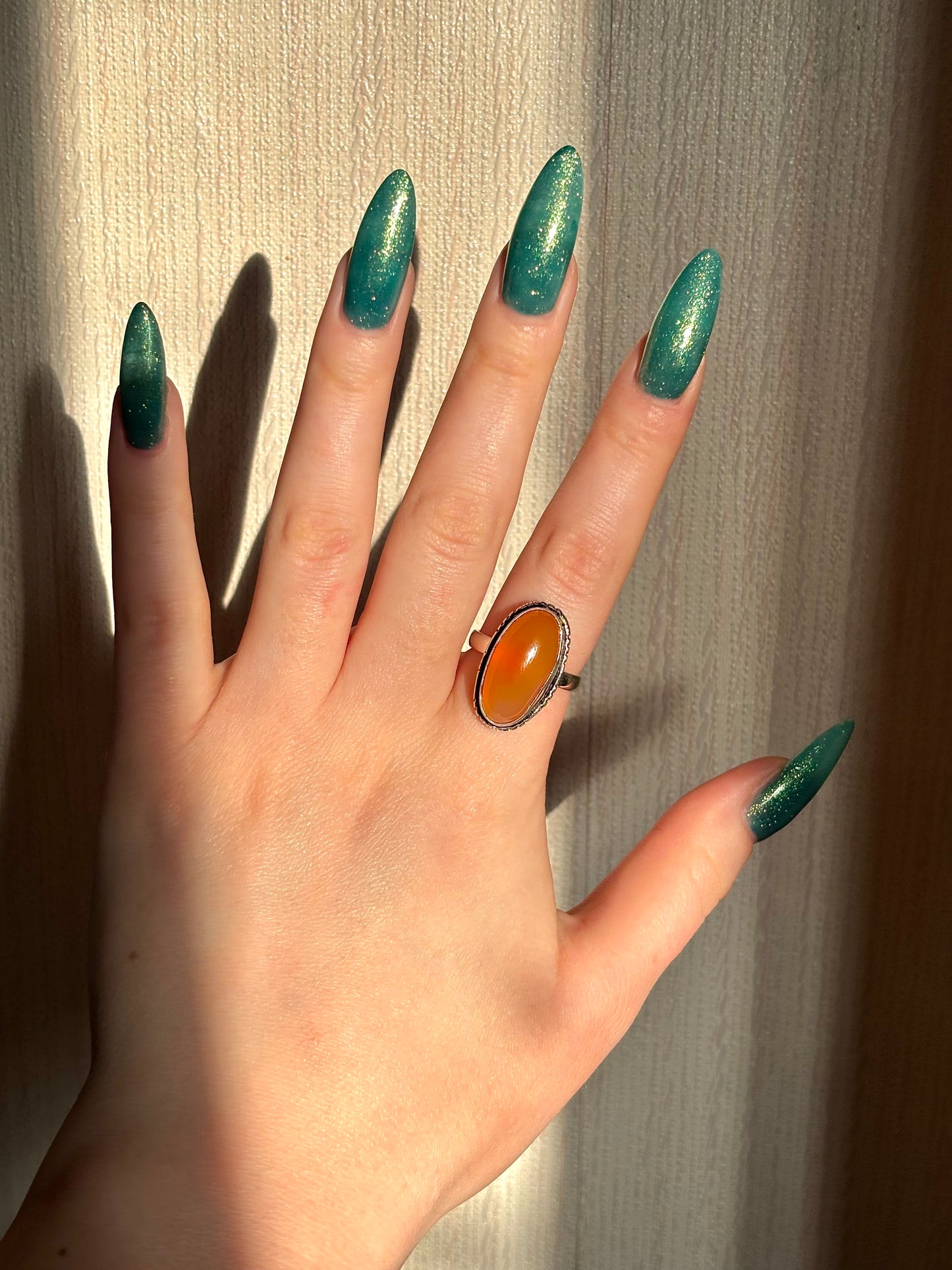 925 sterling silver gemstone ring (pick your own)